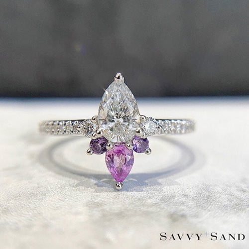 Engamenet-ring-purple-diamond