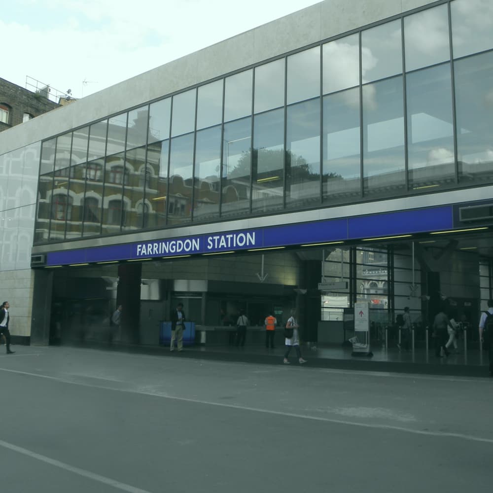 The Farringdon Elizabeth Line is a new Station Near Hatton Garden