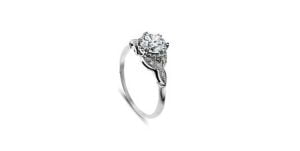 bespoke solitaire diamond 4 claw ring
