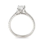diamond micro setting engagement ring