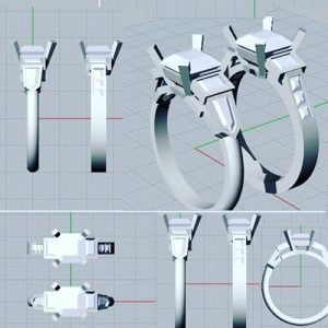 design your ring in Cad