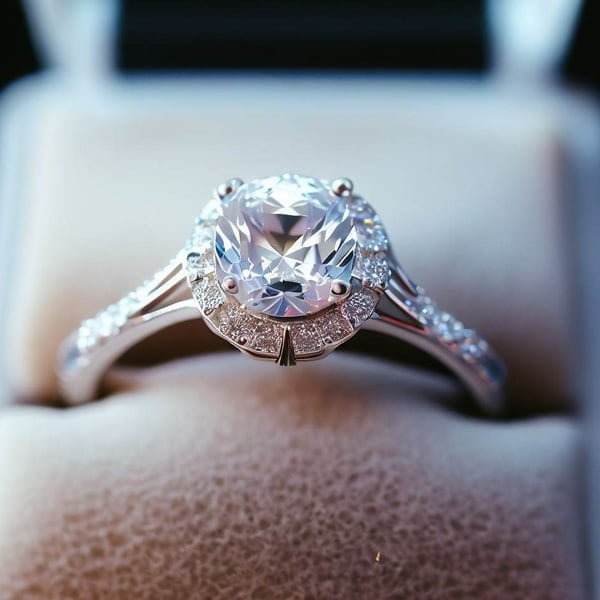 White Diamonds - A Timeless Classic for Engagement Ring