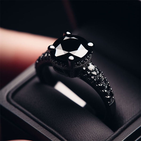 Radiant and Rare: Black Diamond Ring Inspiration
