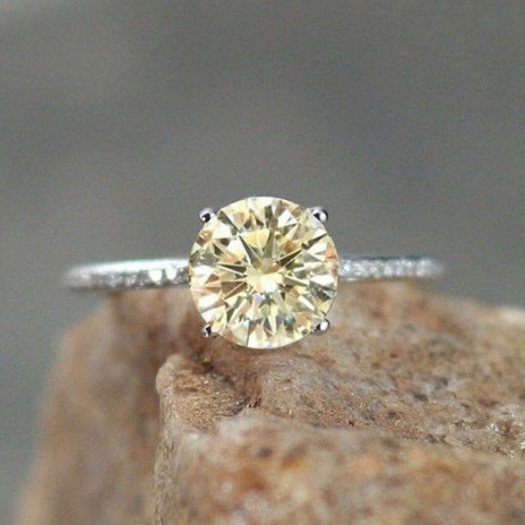 Yellow Gemstone Rings for a Unique Engagement