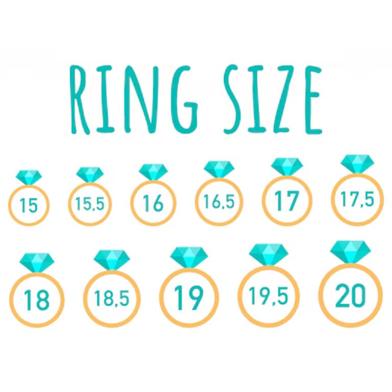 Easily Find Your accurate size with this Ring Size Chart