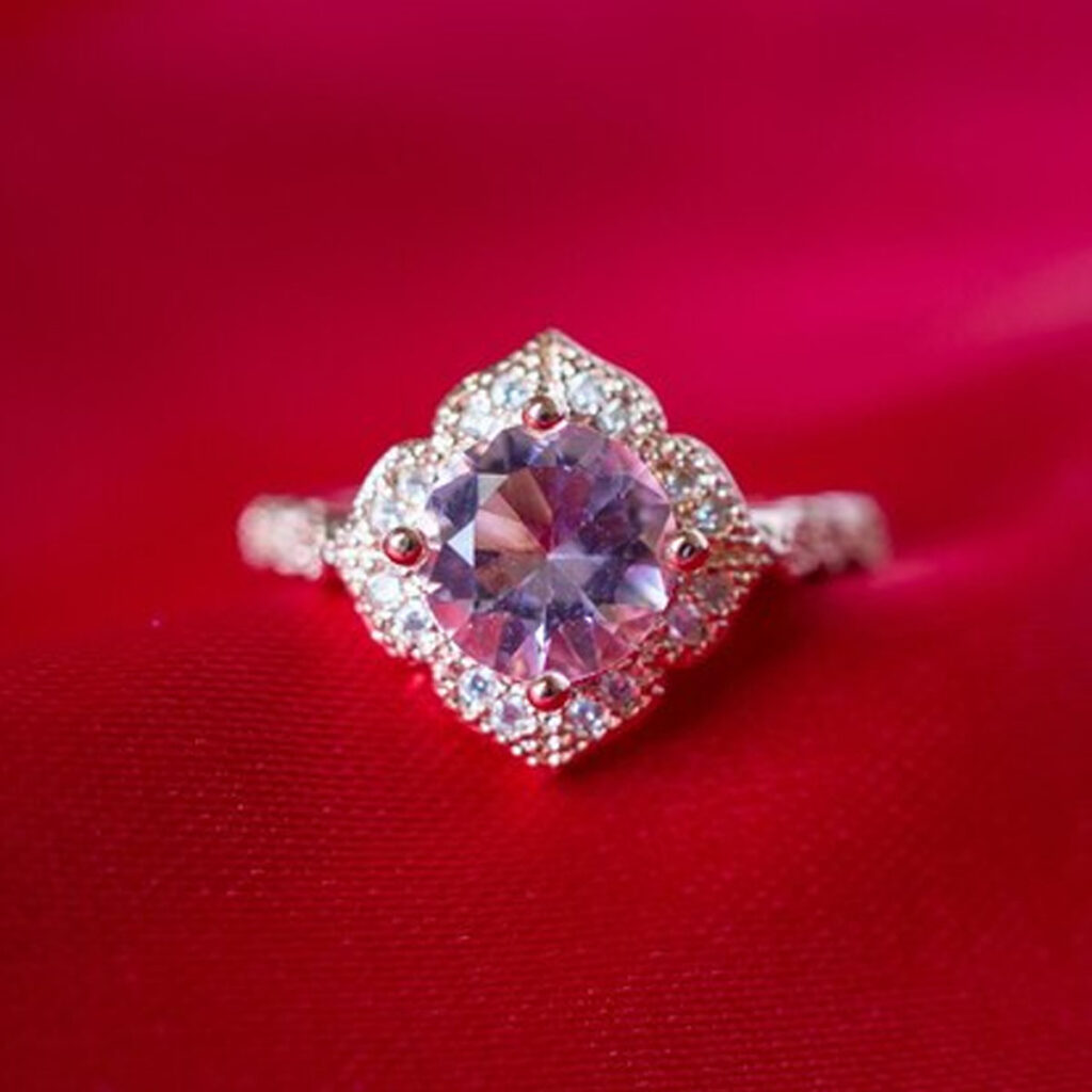 pink sapphire, engagement rings