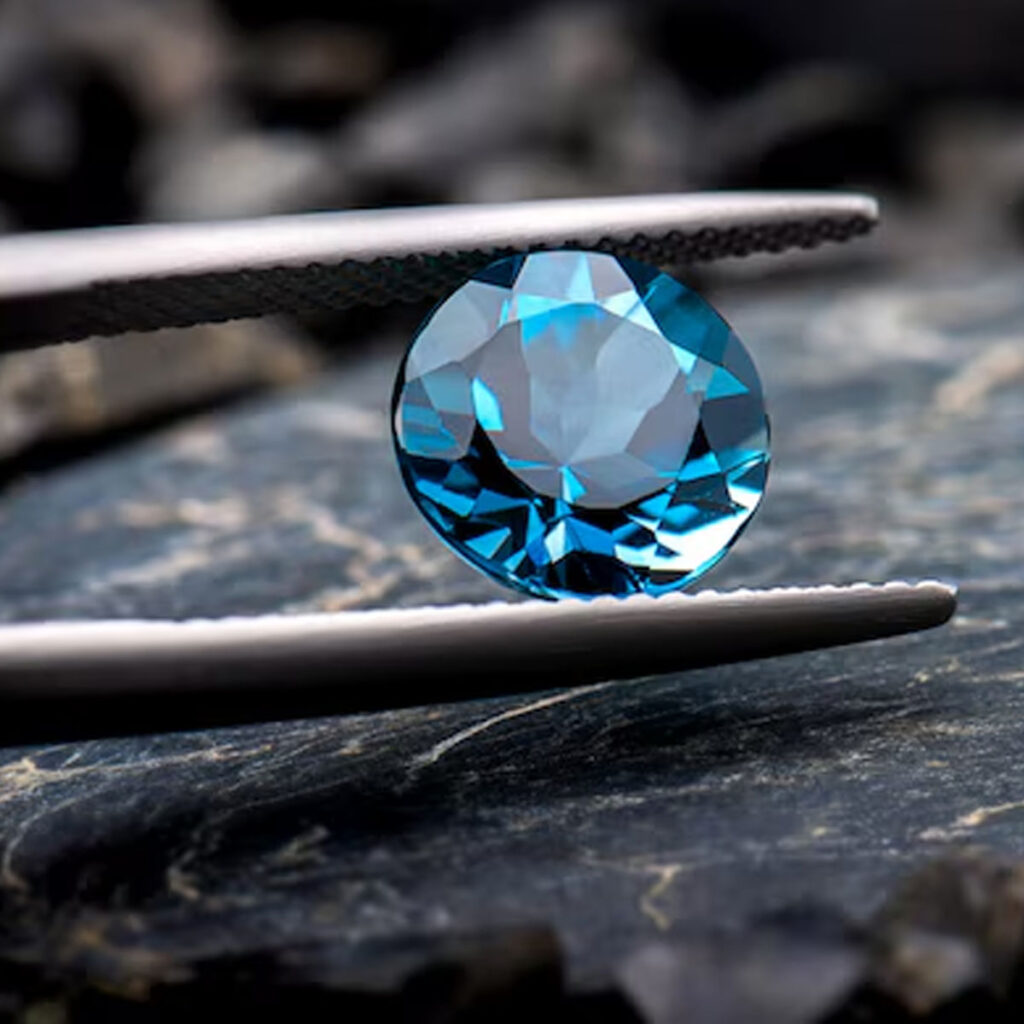 blue topaz, hatton garden, engagement rings