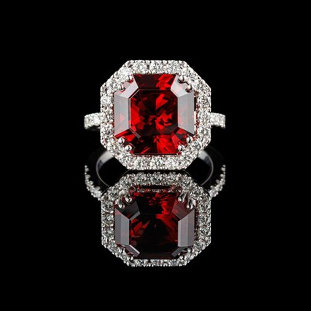 garnet ring, engagement rings, january birthstone