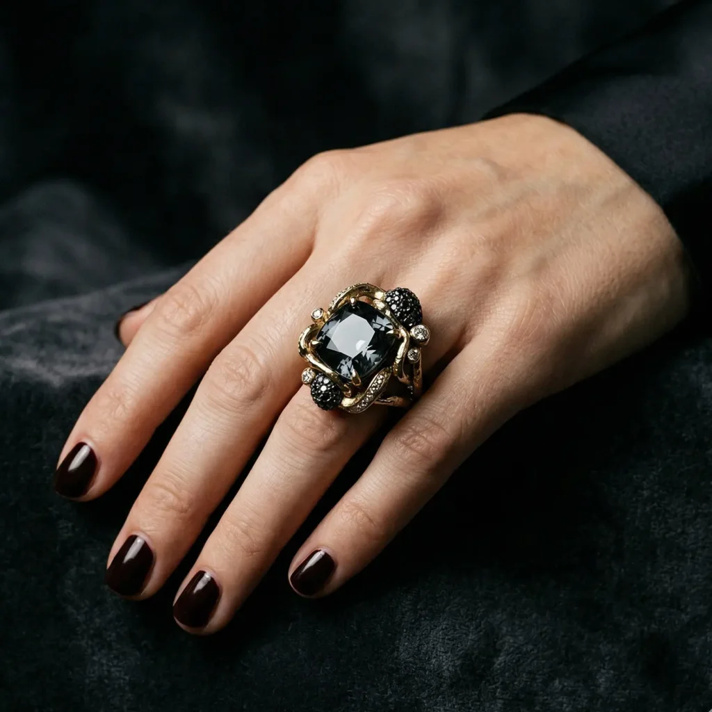 Black Diamond Dress ring